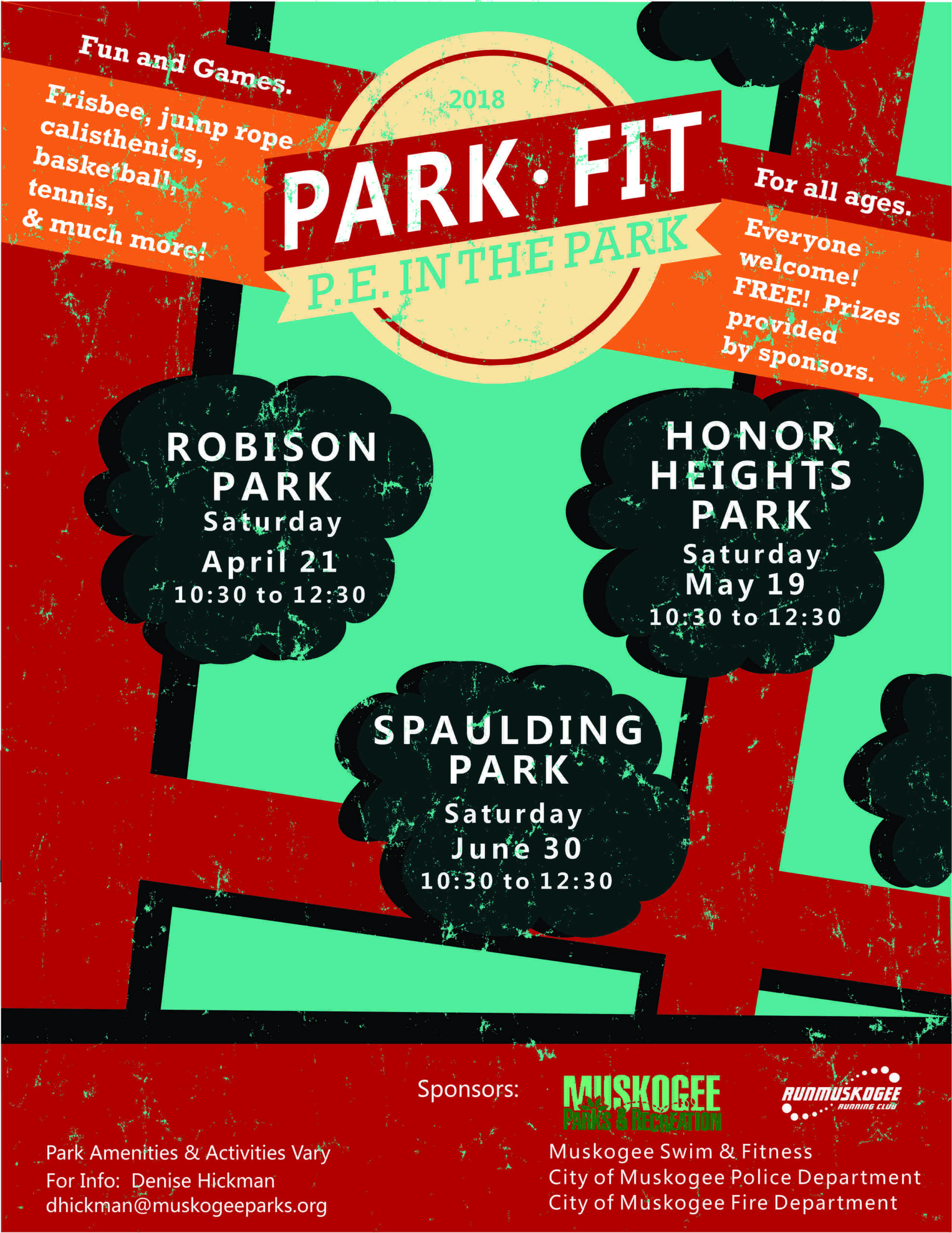 2018 PARK FIT – P.E. in the Park @ Spaulding Park | Muskogee Chamber of ...