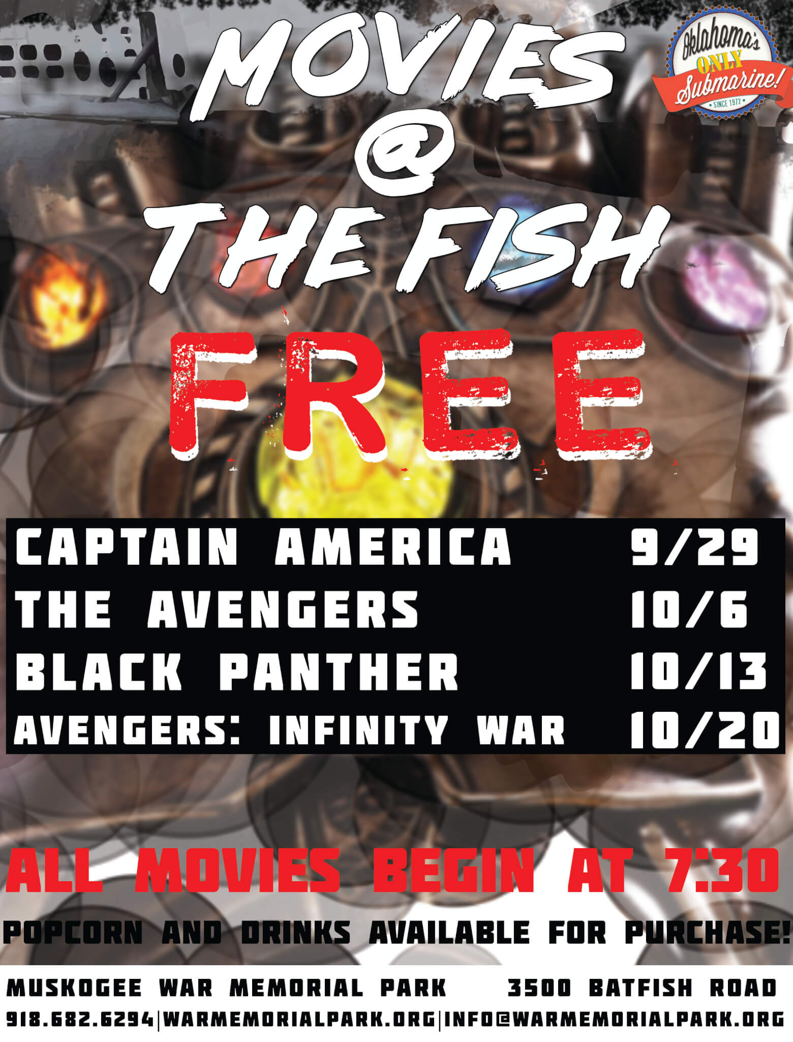 Movies at the Fish! Free Movie Screening! | Muskogee Chamber of Commerce